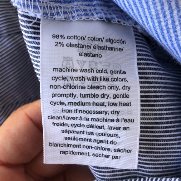 Like new! - TOMMY HILFIGER Pinstripe Seersucker Shorts - Picture 4 of 8